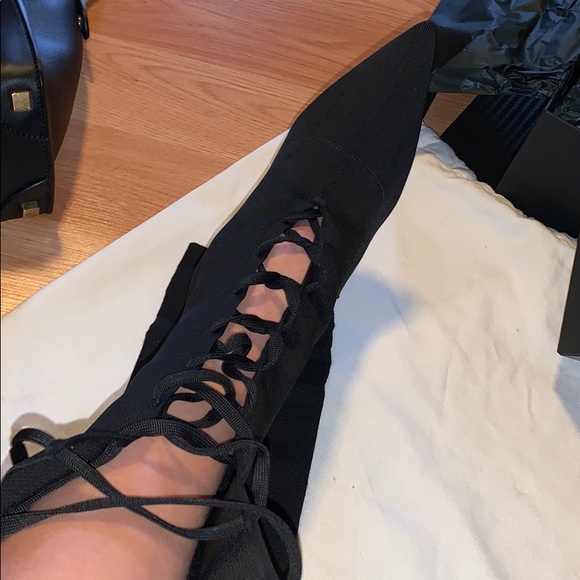 👑Yeezy 40 euro knit booties lace up new - Picture 6 of 8